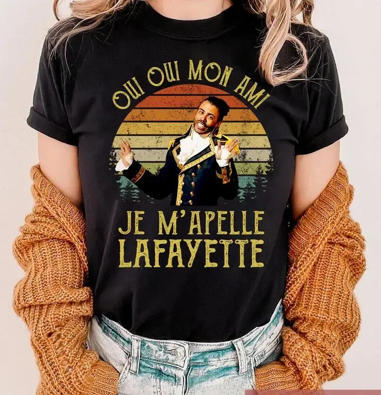 Rise Up Lafayette Vintage Cotton Tee - Revolutionary Musical Fan Apparel - Premium Gift for Theater Lovers & Stage Dreamers