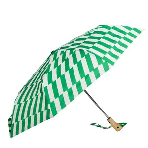 Compact Umbrella in Kelly Bars, from Original Duckhead