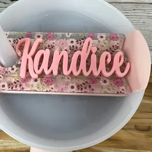 Tumbler nameplates for 14,20, 30, 40 oz tumblers