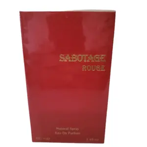 SABOTAGE ROUGE 3.4OZ EAU DE PARFUM SPRAY FOR WOMEN BRAND NEW SABOTAGE ROUGE 3.4OZ EAU DE PARFUM SPRAY FOR WOMEN BRAND NEW