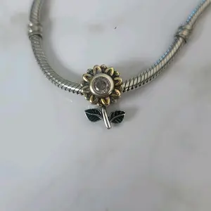 Sun Flawers chams 925 Italy Sterling Silver for Pandora Bracelet - Fashion Accessory