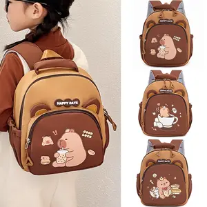 Capybara Backpack, Cute backpack, Mini backpack, Small Backpack For women, Backpack For women, Student Backpack, bag, Multi- Purpose Storage Bag, Holiday Gifts, Cute stuff, Mini Backpack For Women