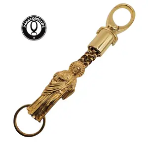 PARACORDCLIPS THE MI SAN JUDAS GOLD KEYCHAIN