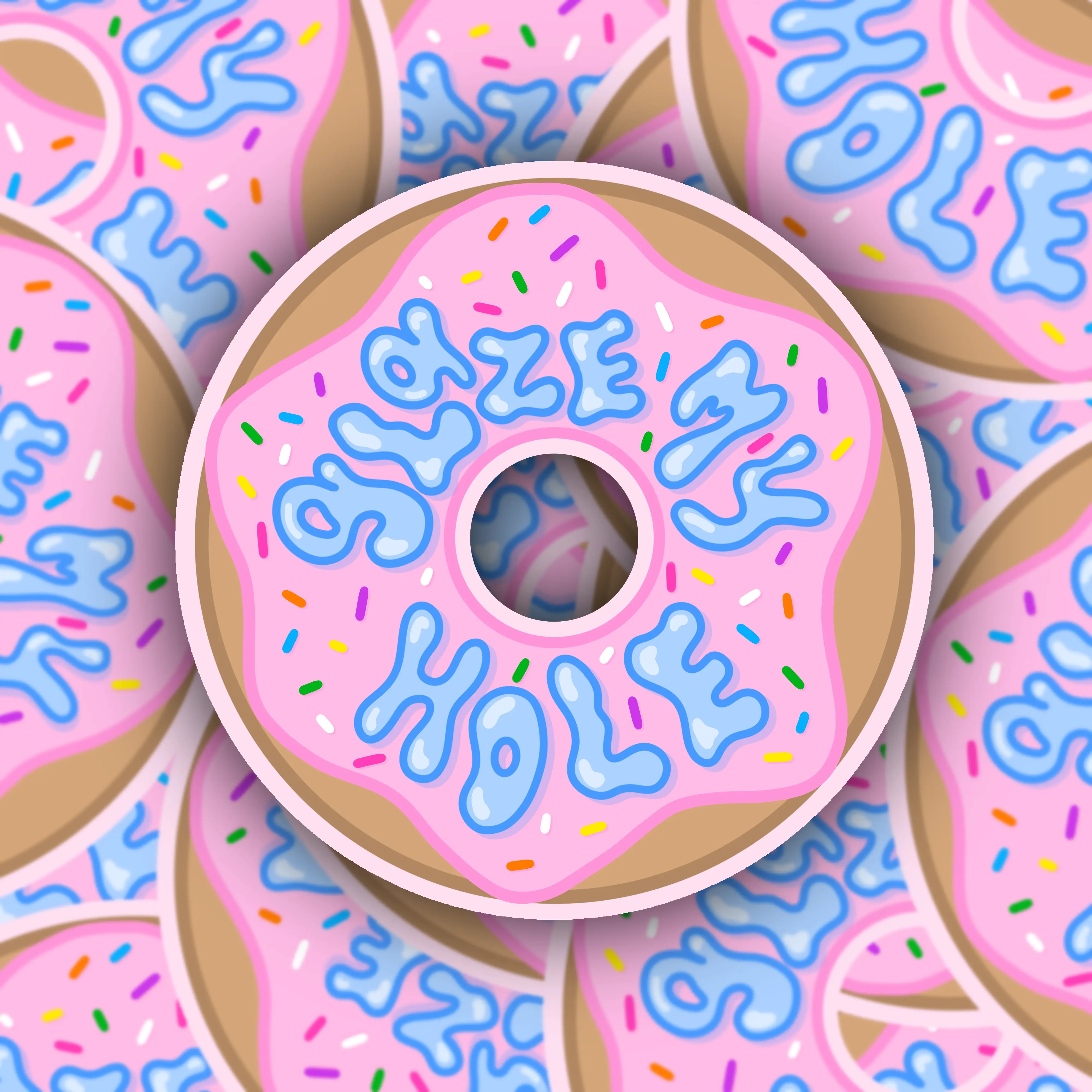 Glaze My Hole Donut Vinyl Sticker