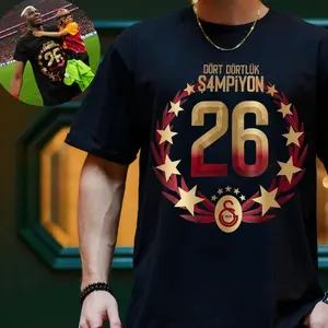 Galatasaray 26 Champions Shirt, Cimbom Victory Tee, Galatasaray Shirt, 2026 Championship Galatasaray Celebration Shirt C2L