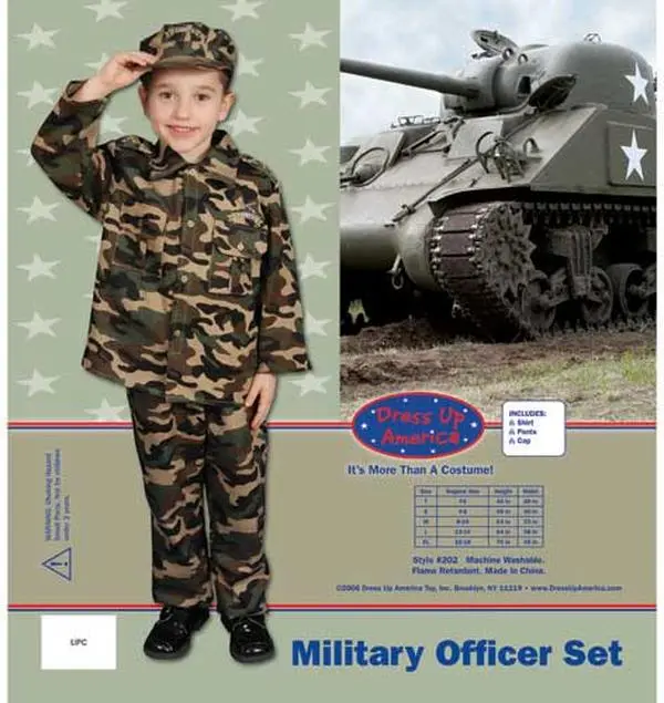 Dress Up America Men's Army Costume Set, Realistic Polyester Outfit with Shirt, Pants, Cap, and Flag for Themed Parties and Pretend Play, Uniform, Role Play, Menswear, Pockets, Clothes, Outfits, Button, Embroidery, Elastic Band