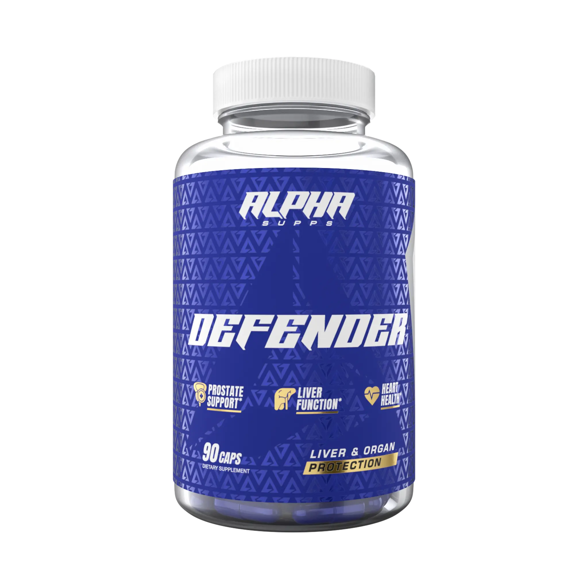 Alpha Supps Defender Prostate Support, Liver & Organ Protection (90 Capsules)