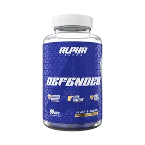 Alpha Supps Defender Dietary Supplement with Prostate Support, Liver & Organ Protection, 90 Capsules