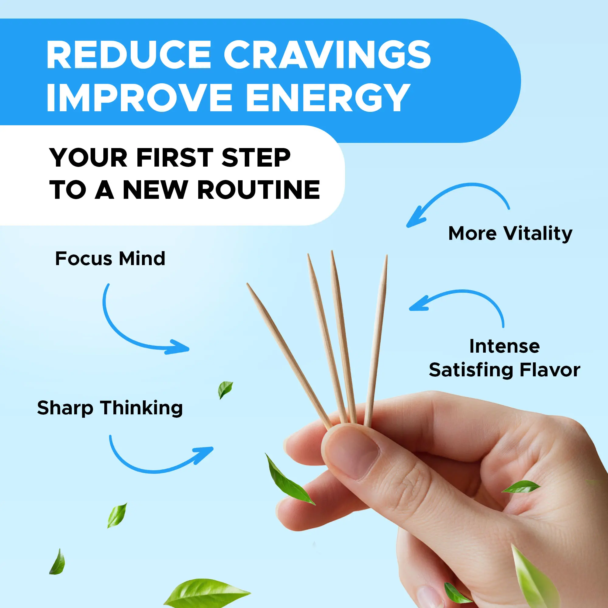 ぴーなっつ　Personal Energy Imprinter EnergyPix Extra Strength Caffeine Flavored Toothpicks - With L