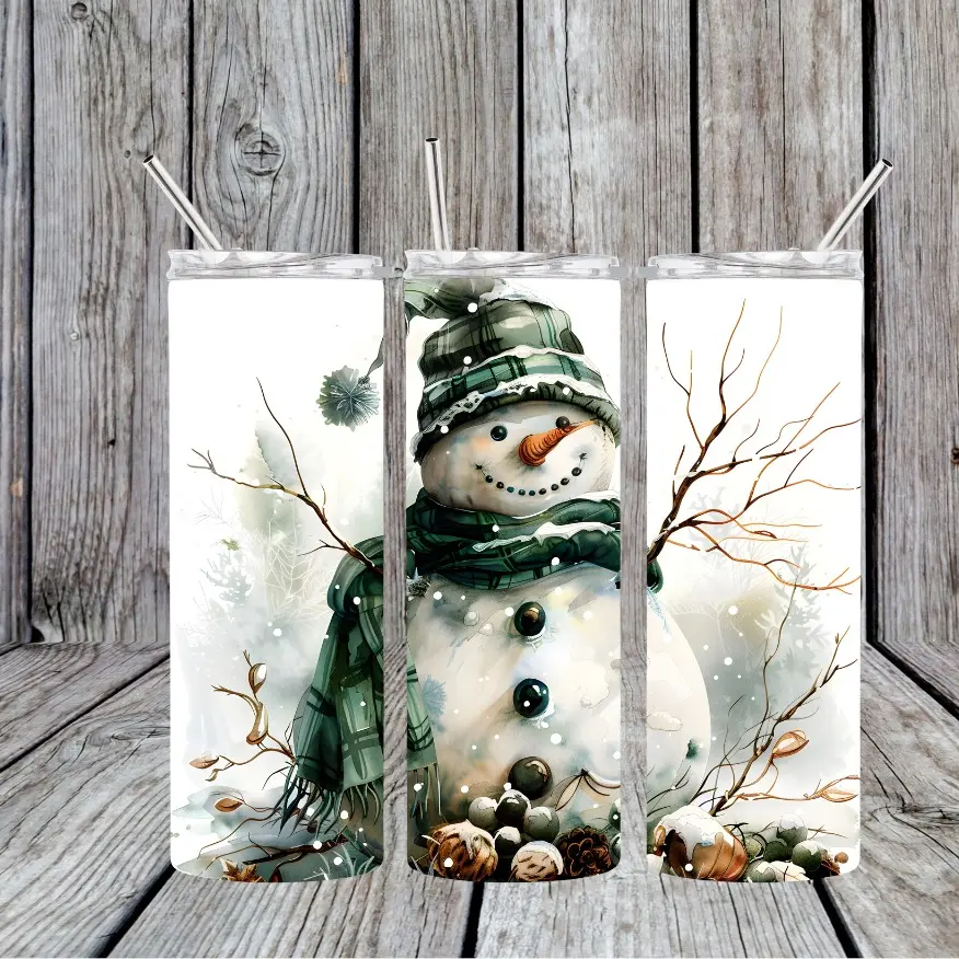 Green and White Scarf 