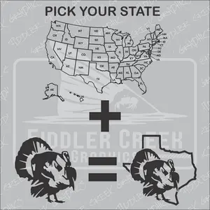State Turkey Hunting Decals Available In ANY State