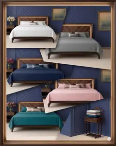 Luxury King Flat Sheet Only – Premium Ultra Soft Microfiber, Cooling Breathable Bedding, Hotel Quality Top Sheet, Wrinkle Resistant, Fade Resistant, Lightweight & Durable