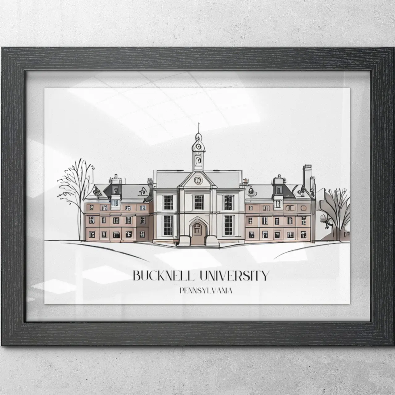 Bucknell University Poster Decor Gift Print Prop Wall Ornaments Room Decoration Artistic Photo