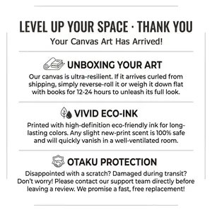 Canvas Poster Care Guide（Not for sale）