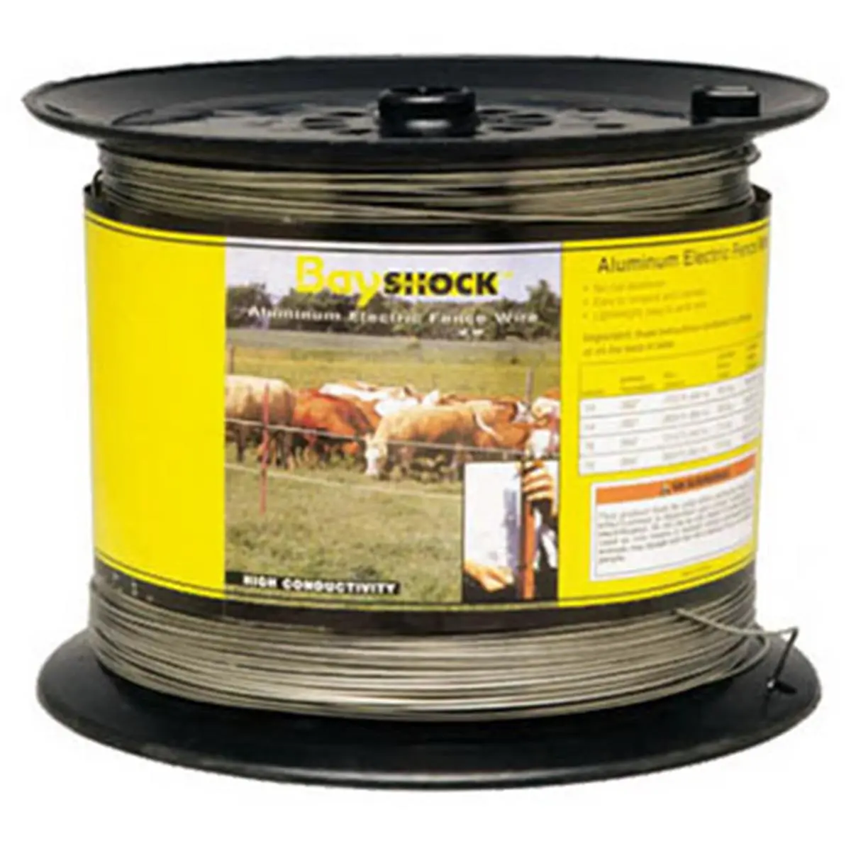 Parker McCrory 372 14 Gauge Aluminum Electrical Wire - 0.08 in x 1312 ft, Bayshock, 9.75 lbs, Lightweight, Outdoor Rust-Free, Easy to Maintain