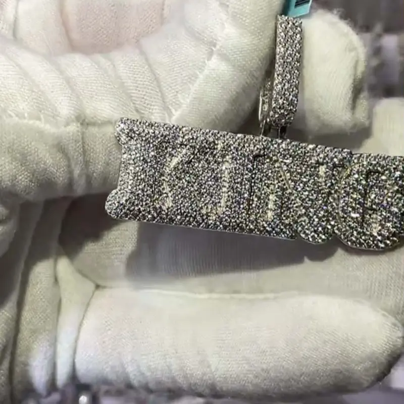.925 Moissanite  King Pendant