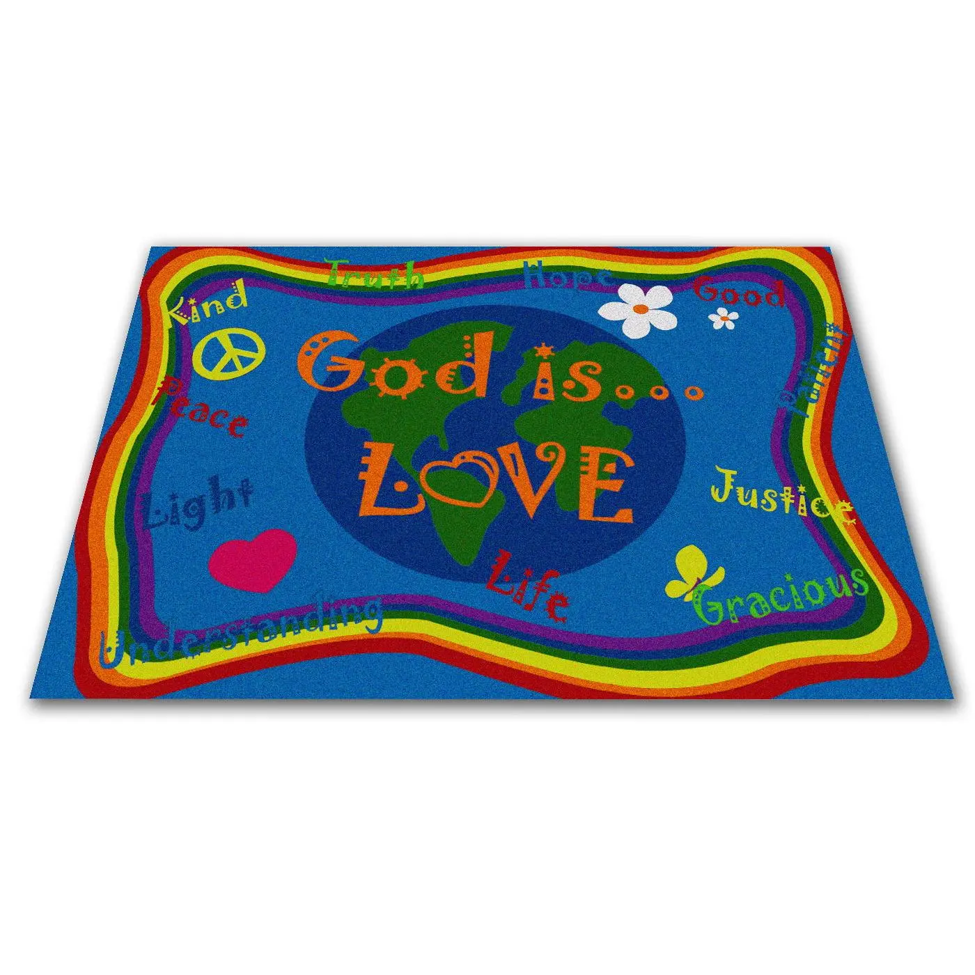 God is Love Rug
