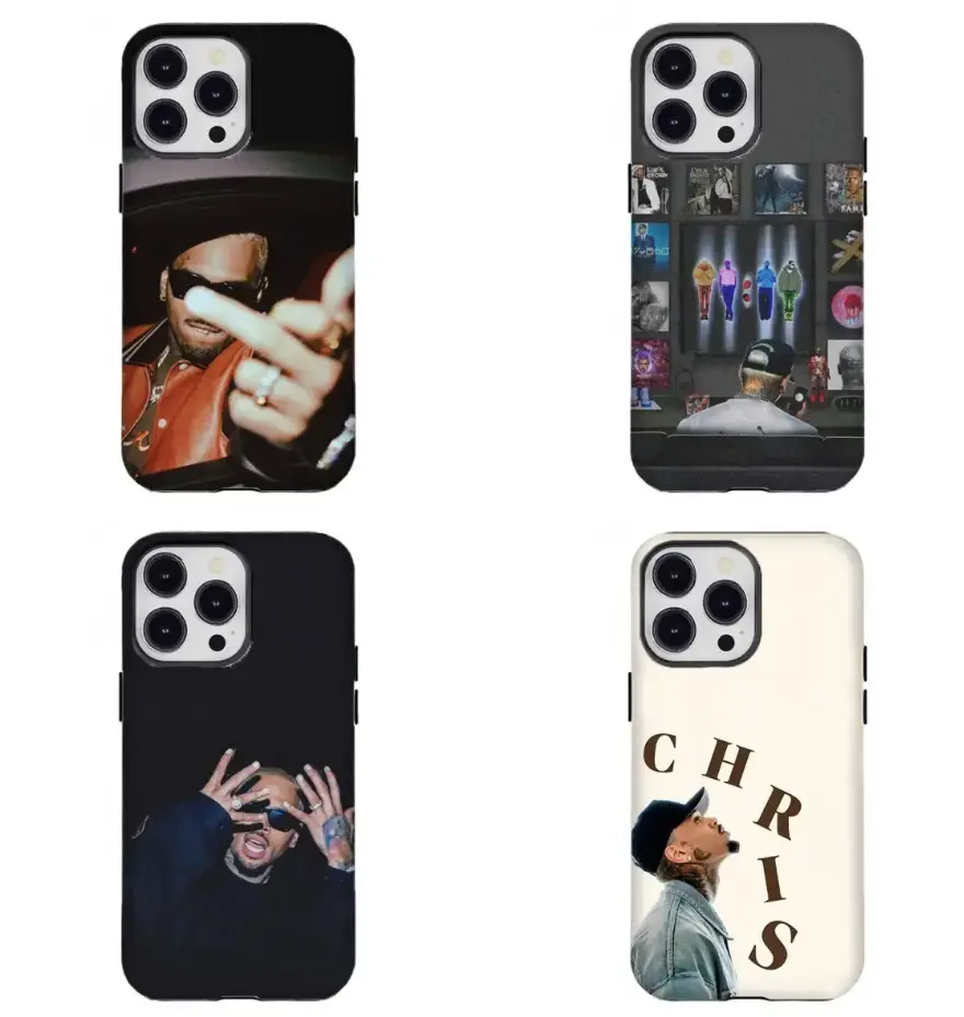 C-Chris B-Brown Hip-Hop Phone Case
