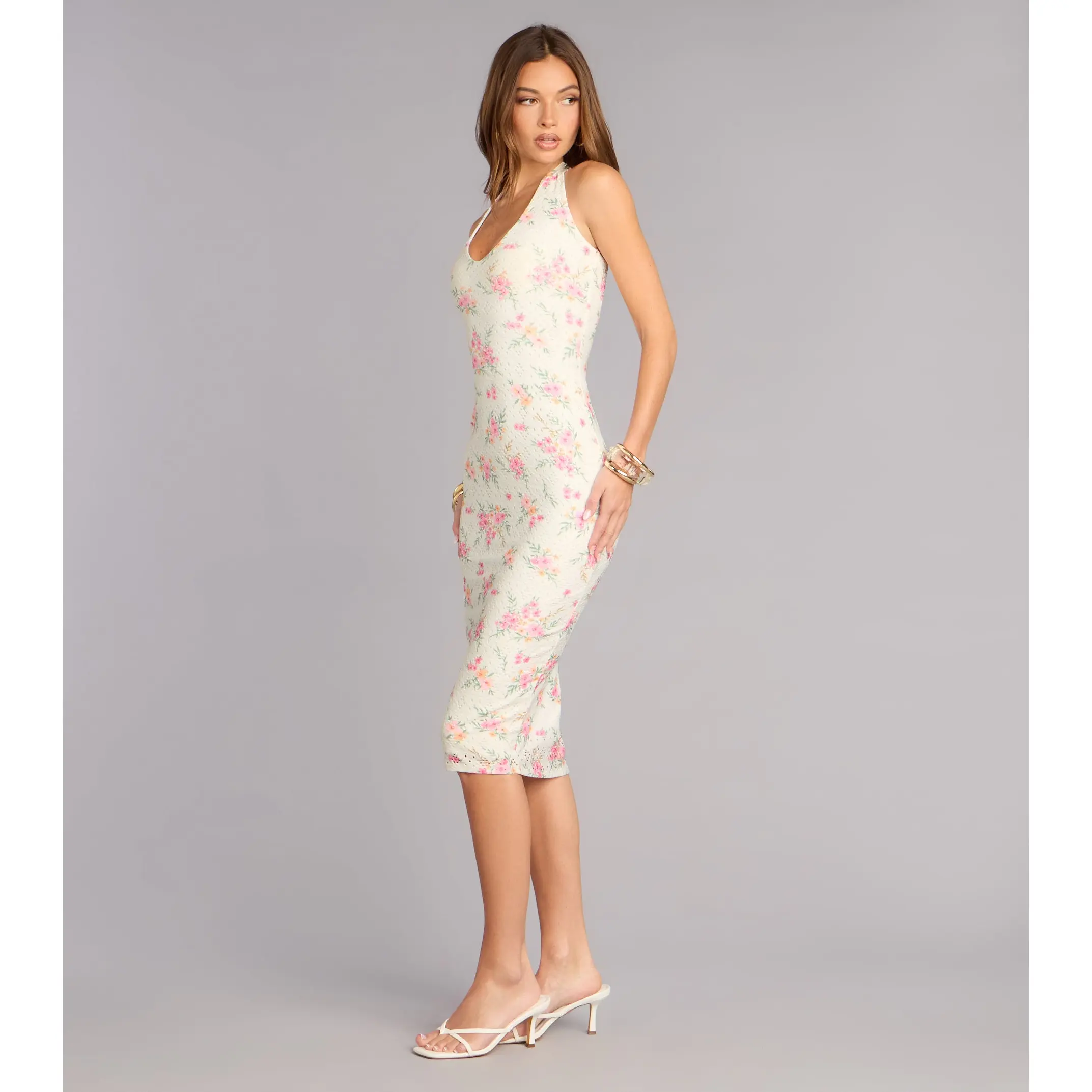 cherry halter dress Cynthia Green Cherry Print Halterneck Dress main image 1