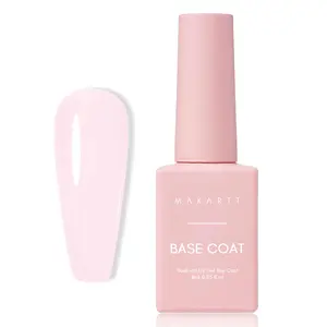 Makartt Rubber Base Gel - 8ML Natural Nude - Ideal for Valentine's Day   bubble bath,Nude nails  Nail Art Nail Care