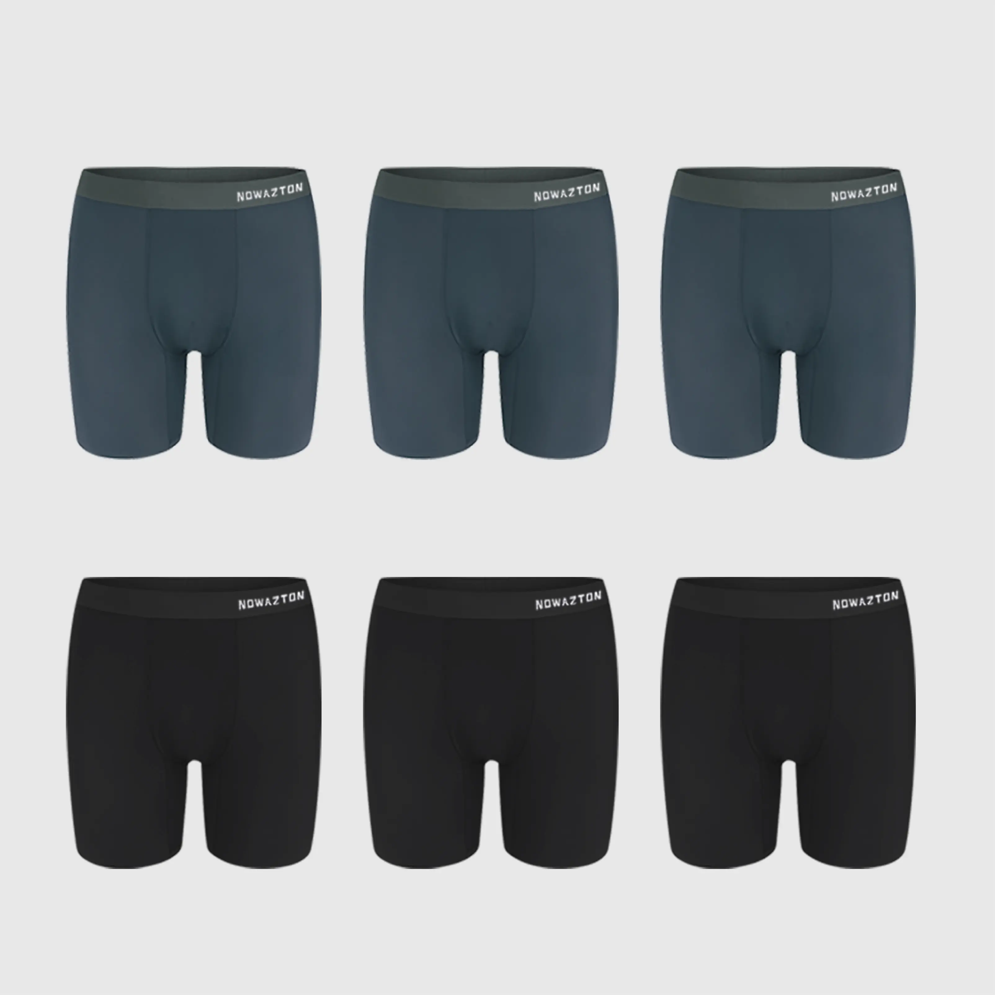 3 Black + 3 Blue Green