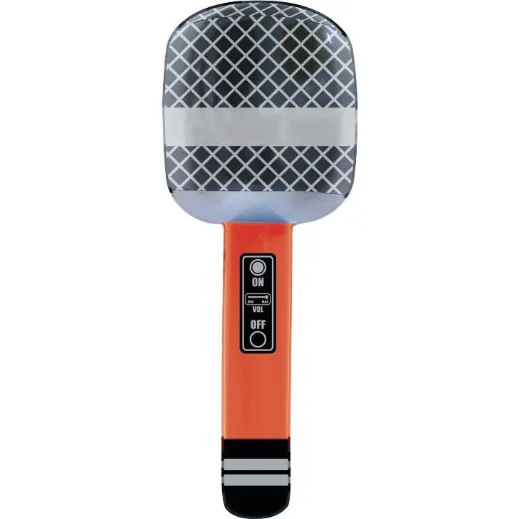80's Party Inflatable Microphone Set - 4 Pack