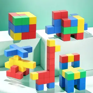 Versatile Rubik's Cube Building Blocks Magnetic Attraction Stereoscopic Magnetic Slices Gift for Good Friends