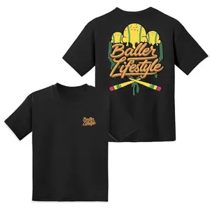 Pencil Bat Drip Baller Lifestyle Youth and Adult T-Shirt, Baseball Shirt, Youth Shirt, Youth Clothes, Trending Kids Shirt, Youth Outdoor Clothing, Back to School Shirt, Gift for Boys and Girls, Birthday Gift