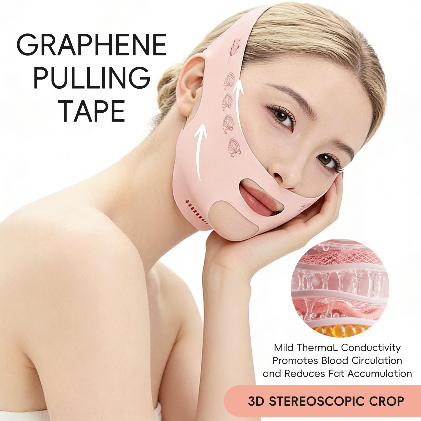 Double Chin V-Shape Lifting Patch, V-Shape Facial Contouring Strap, Unisex Facial Contouring Patch