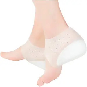 5.5cm Inside Height Insoles Silicone Heel Pads Cover Silicone Shoes Pads Invisible Height Insoles