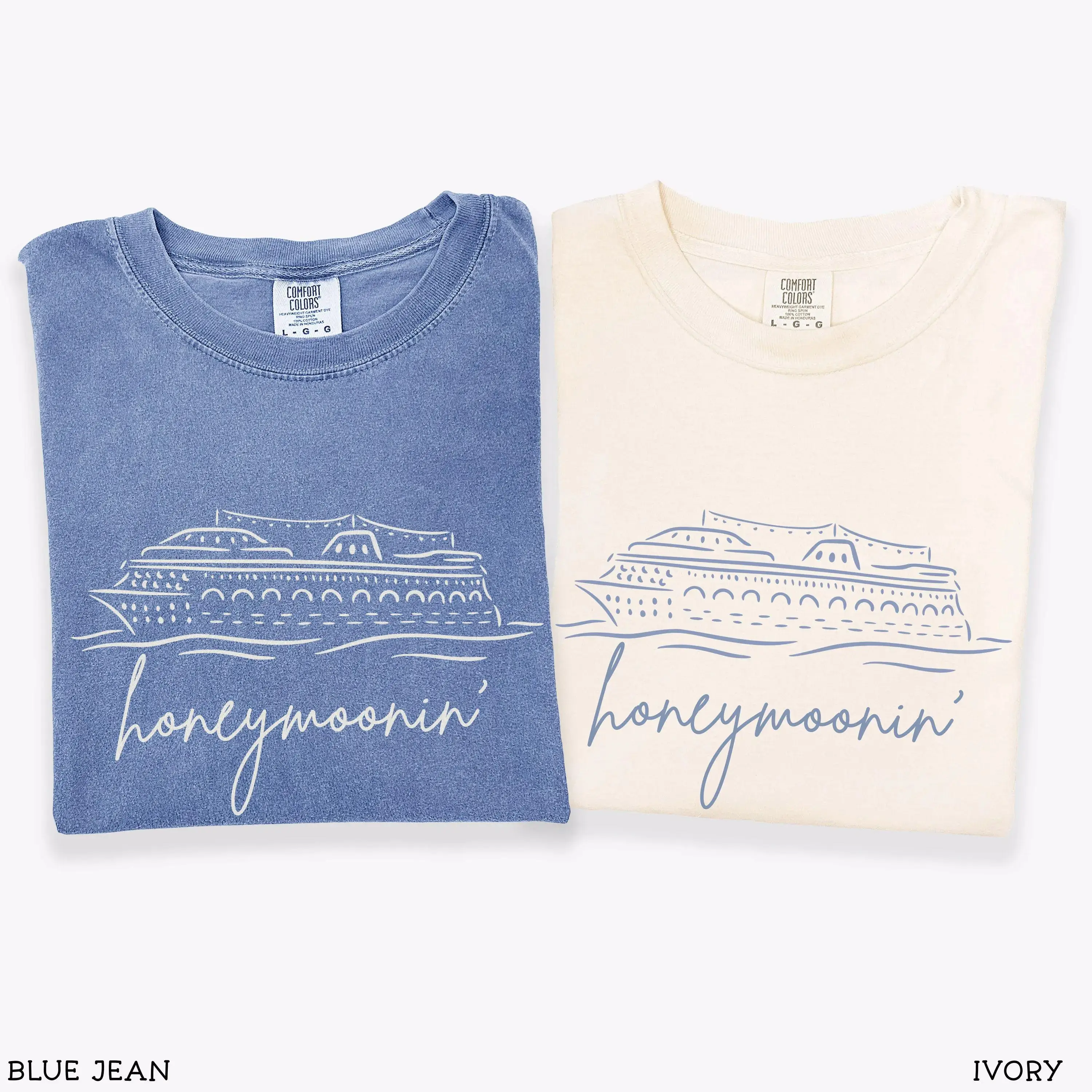 Honeymoon Cruise Comfort Colors Shirts, Mr and Mrs Cruise Honeymoon Tees, Newlywed Honeymoon Tshirt, Honeymoon Matching Tees, Newlywed Gift