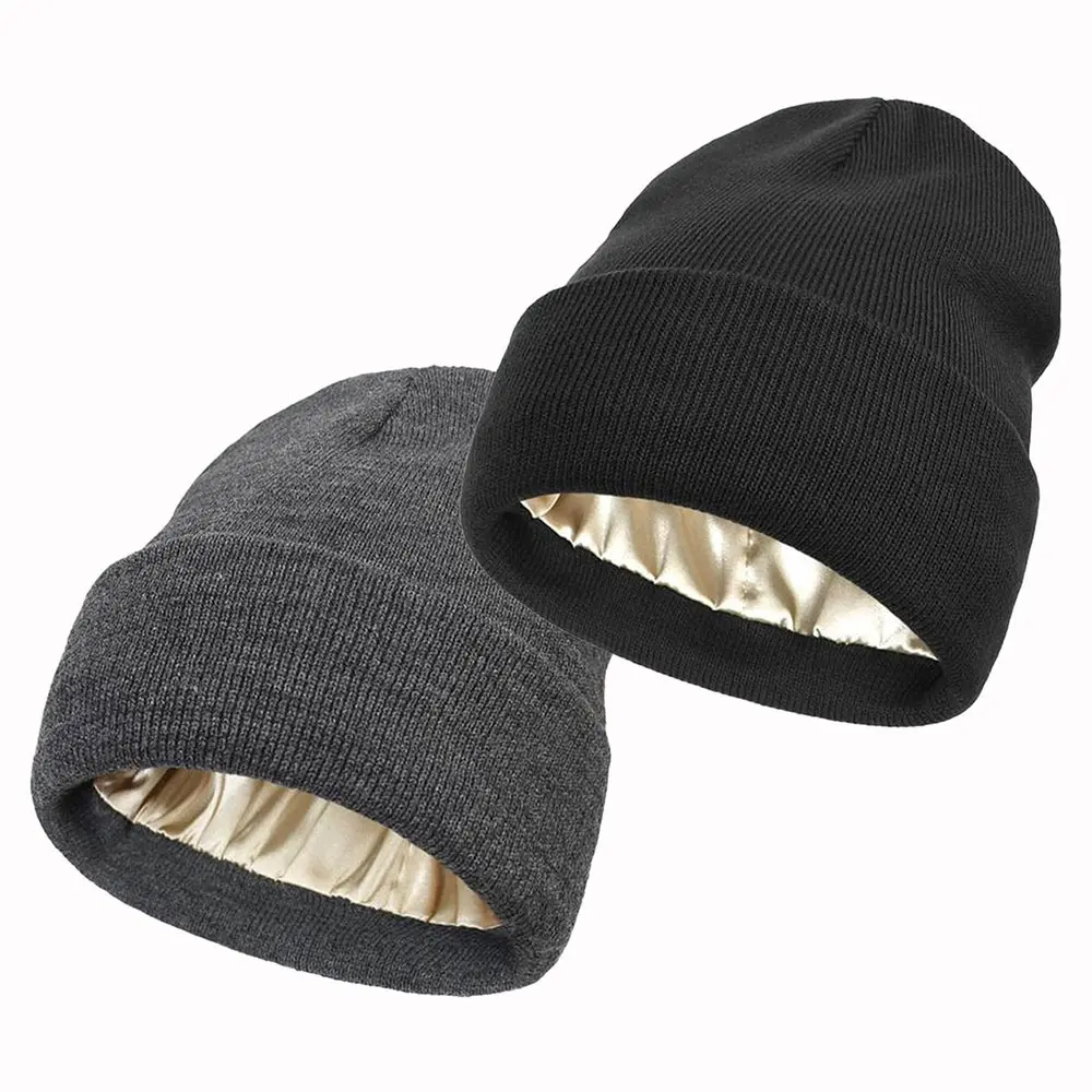 Solid Color Beanie Hat for Men & Women, Counts Casual Knit Hat for & Winter, Fashion Accessories for Cold 5SKUs Weather,Outfits, Freshness Birthday Outfits satin lined winter beanie