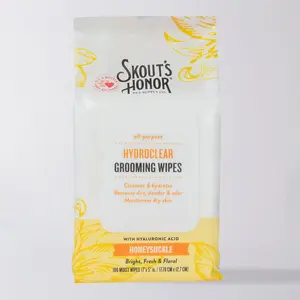 HydroClear Grooming Wipes in Honeysuckle
