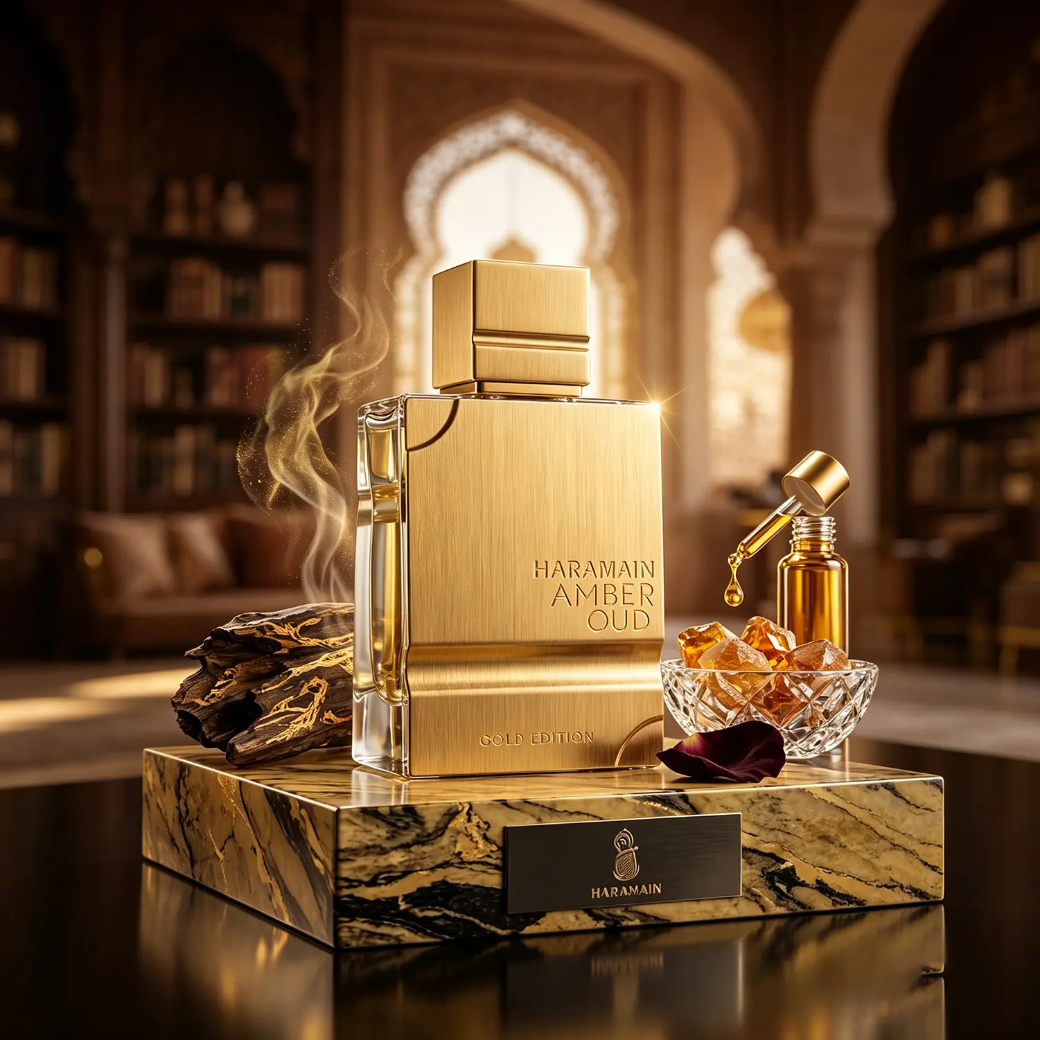 AL HARAMAIN Amber Oud Gold Edition - Unisex Eau de Parfum Spray 2oz