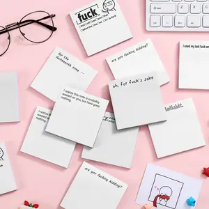 Cute Non-Stick Sticky Notes, Sticky Labels, Cartoon Colorful Notepad, Fun and Practical, Portable Tear-Off Notebook, Perfect for Halloween and Christmas Gifts