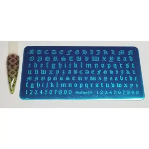 Old English nailart stamp plate