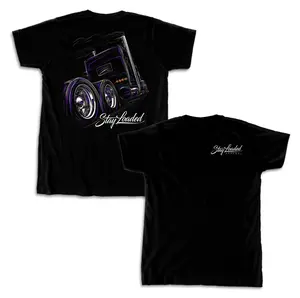 Stay Loaded Apparel 2-Sides T-Shirt, Semi-Truck Graphic Design, Premium Fit for Truck Enthusiasts, Drivers, and Road Warriors