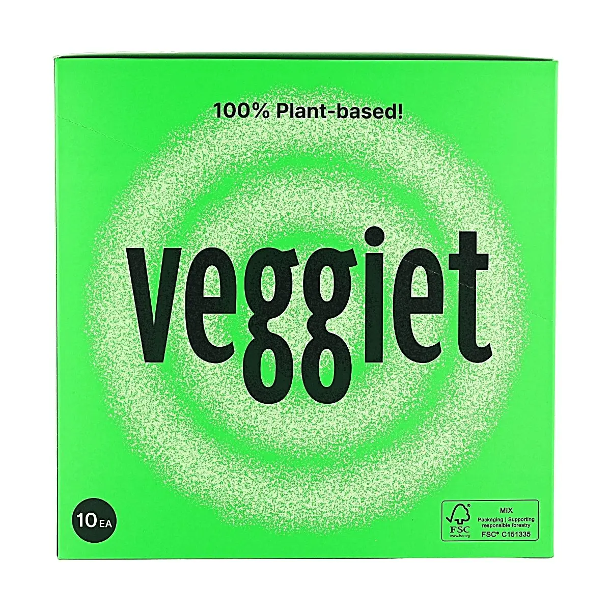 VEGGIET Korean Matcha Plant Protein Shake Mix - 10x45g Sachets | Jeju Organic Matcha, Pea Protein, Chicory Root Fiber, 100% Vegan