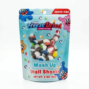 Freeze Dried Shell Shock Mash Up Candies - 2oz Pre-Packed Crunchy Multi-Flavored Fruity Sweets, Bold Flavor Bite-Sized Freeze Dried Candies Snack