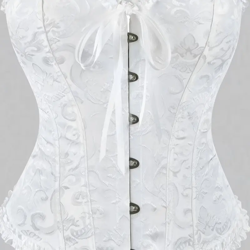 New Fishbone Shaping Waist Cincher Court Corset Top, Women's Bodycon Slimming Underwear, Comfortable & Stylish Design Print