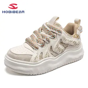 HOBIBEAR Women's and Men's Sneaker Youth Board Shoes Breathable, Rubber-soled Outdoor Sports Shoes
