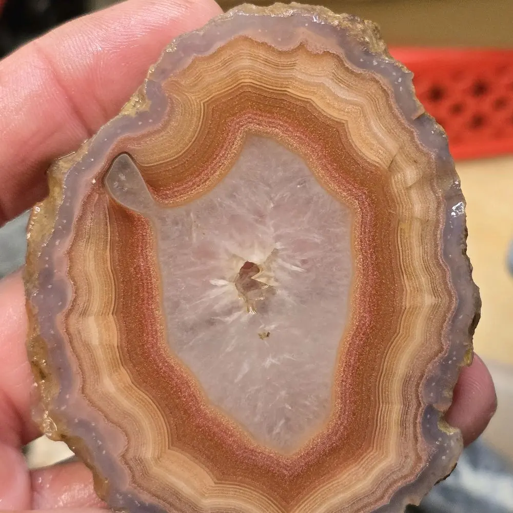 Laguna Agate Slab - Natural Polished Gemstone Slab for Jewelry Making, Home Decor