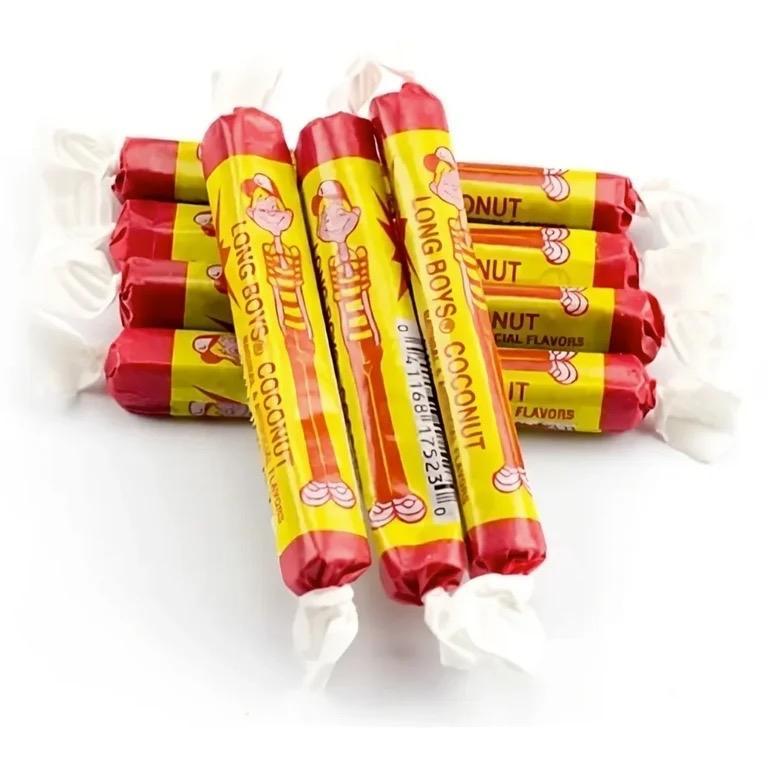 Atkinson's Coconut Long Boys Nostalgic Carmel Chewy Candy 1 lb