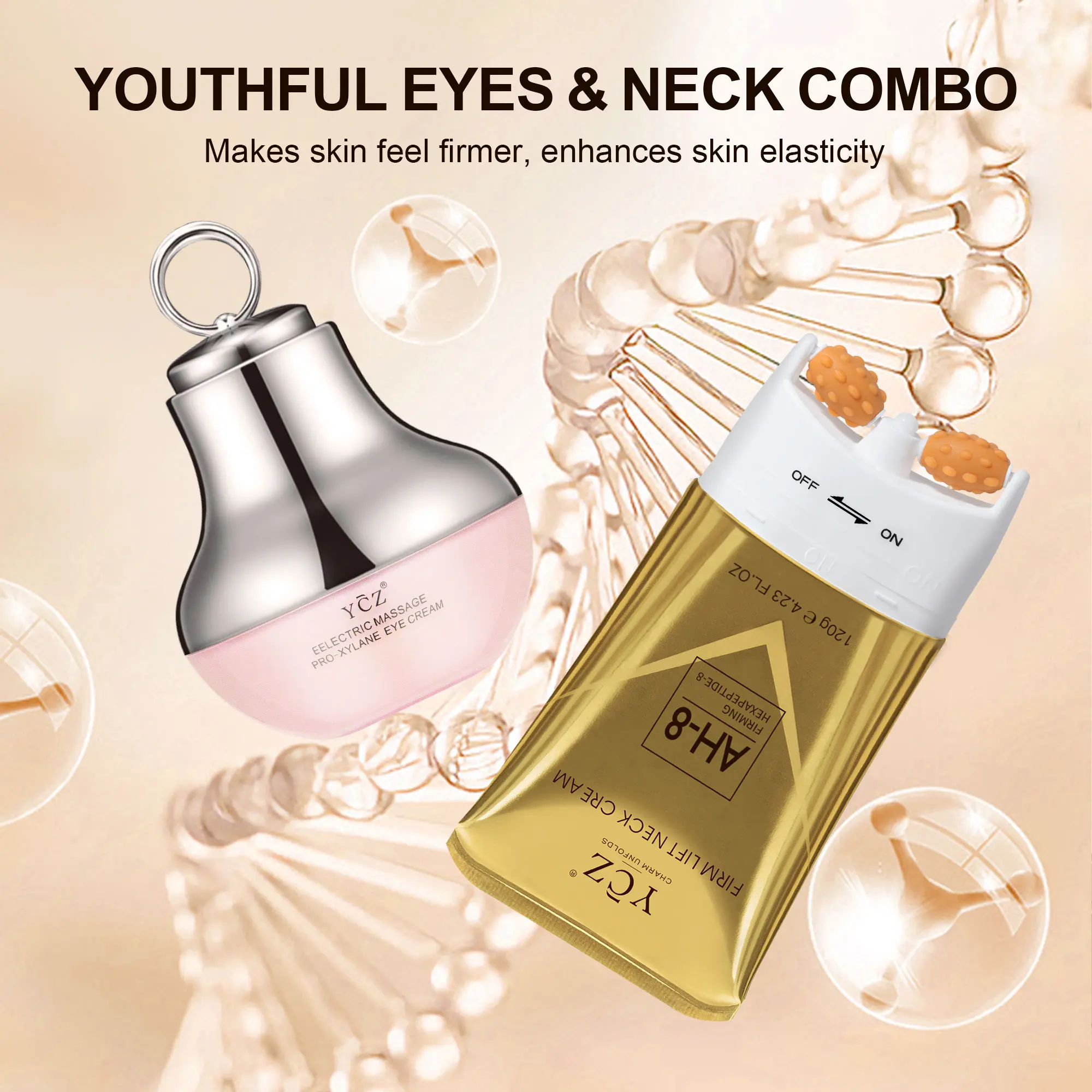 YCZ Youthful Neck & Eyes Combo - Tightening & Revitalizing Set for