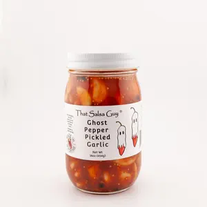 Ghost Pepper Pickled Garlic by That Salsa Guy