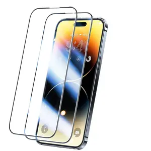 3D Full Glue Tempered Glass For iPhone 15 14 Plus Explosion proof Screen Protector For 16 Plus 16e 14 15 16 17 Pro Max Air