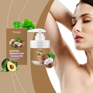 Hoygi Coconut Facial Gentle Hair Removal Cream - Gentle and non-irritating for facial hair removal, suitable for both men and women, removing facial hair without causing irritation. Hoygi