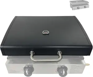 Upgrade Hinged Lid for Blackstone 1666 22 Inch Omnivore Griddles (2024 Model), Griddle Hard Cover Flat Top Lid for Blackstone 22" Griddle Lids 1666 2205 for Blackstones Tabletop Griddle Hood