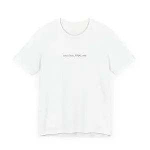dad_final_FINAL.exe | Minimalist Coding Dad Shirt, Minimal Memewear for Men, Father's Day Gift, Techcore