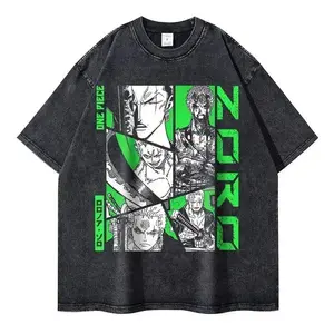Zoro One Piece T-shirt Unisex Character Movie Cartoon Shirt Subtle Anime Clothing Menswear Top Plush Tshirt Gamis Streetwear Sale Off Up To 30% Womenswear Everyday
